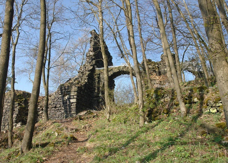 Zřícenina Hradu Himlštejn, Czech Republic (Czechia)